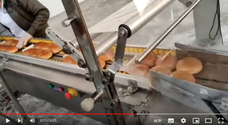 Embaladora flowpack seminova, pão de hamburguer