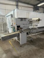 Detalhe da estrutura em inox da Flowpack Servomotorizada Seminova