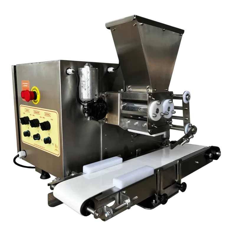 Máquina Automática para Pão de Queijo, Chipa e Cookies com Corte a Fio – Equipam