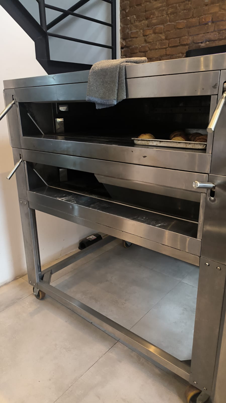 Forno Lastro Seminovo Prática 1A com 2 Módulos | Alta Performance para Padarias e Pizzarias - Imagem 2